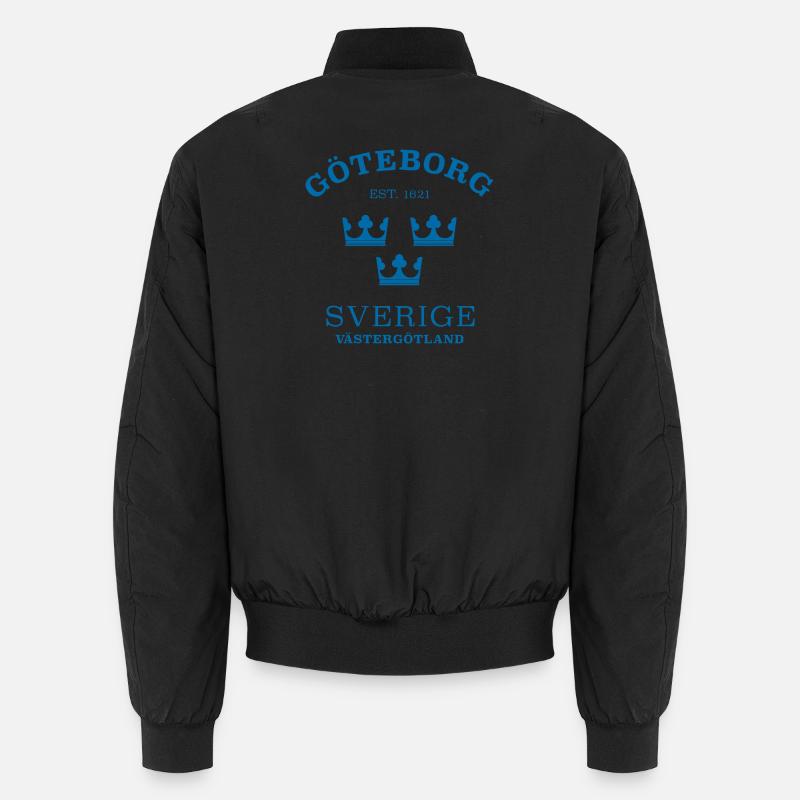 Göteborg Sverige Schweden - Unisex Bomberjacke - Schwarz