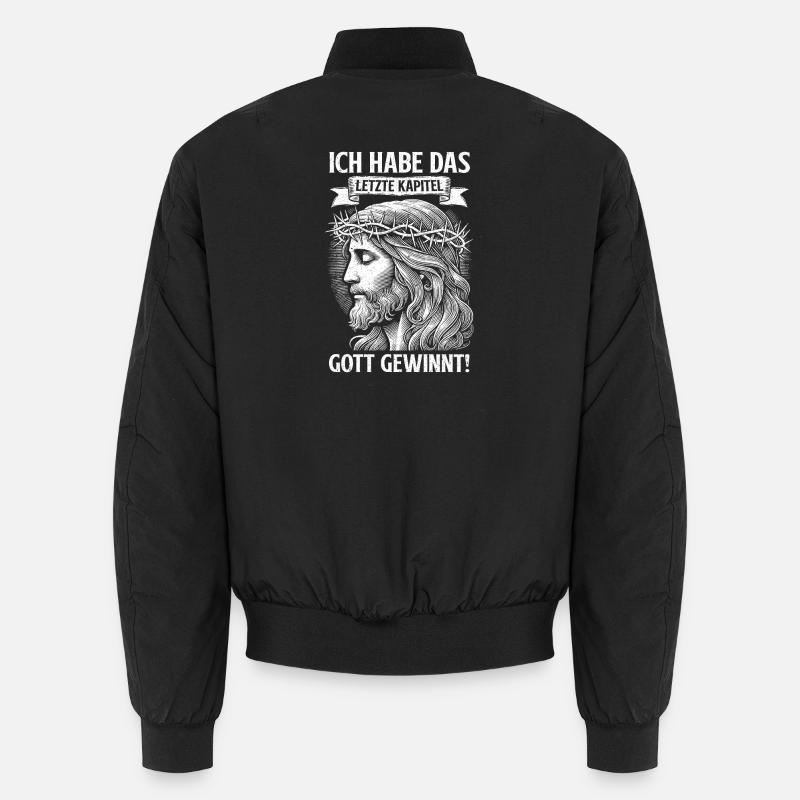 Ich Habe Das Letzte Kapitel Gott Gewinnt Unisex Bomberjacke
