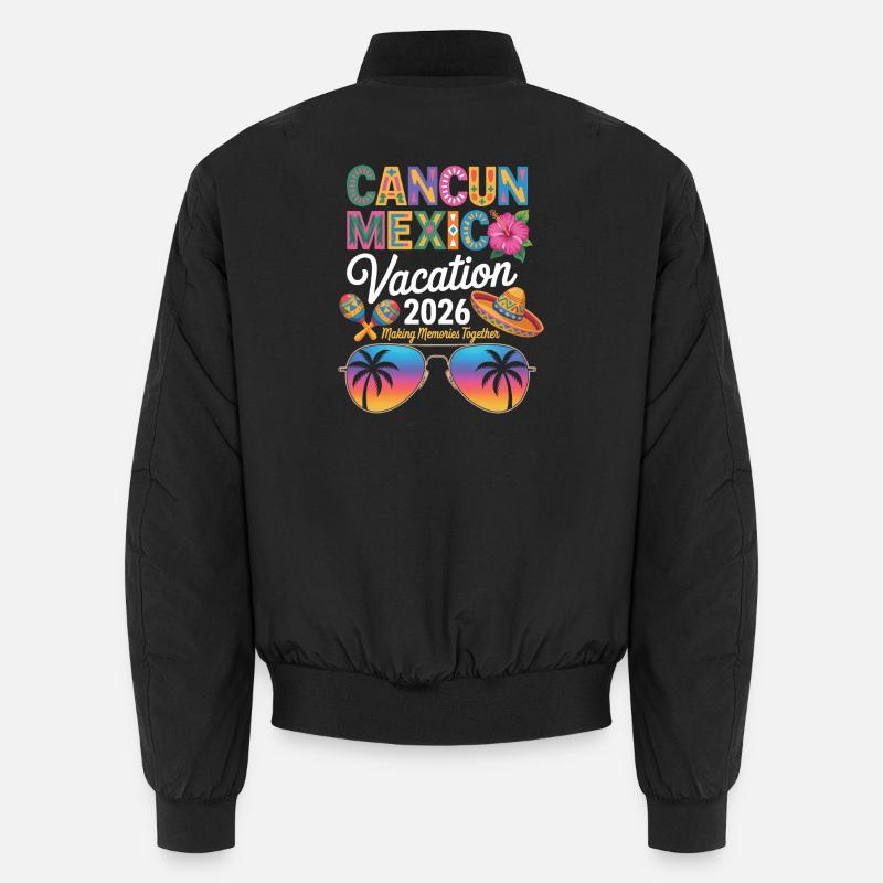 Cancun Mexico Vacation 2026 Unisex Bomber Jacket