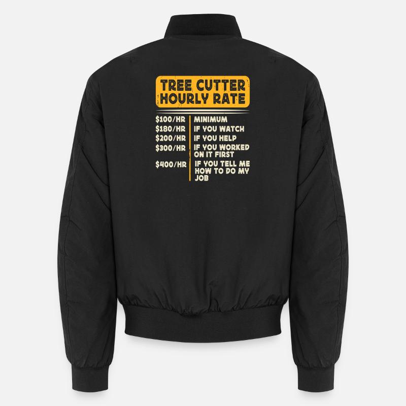 Baumpfleger Holzarbeiter Waldarbeiter Geschenk Unisex Bomberjacke