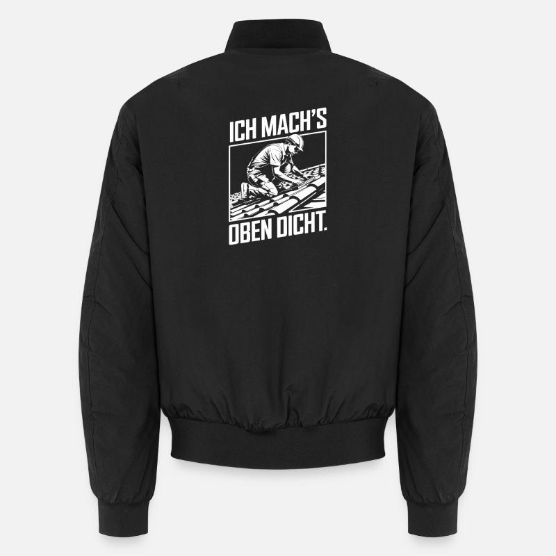 I'm Closing It Up Craftsman Roofer Humor Unisex Bomber Jacket