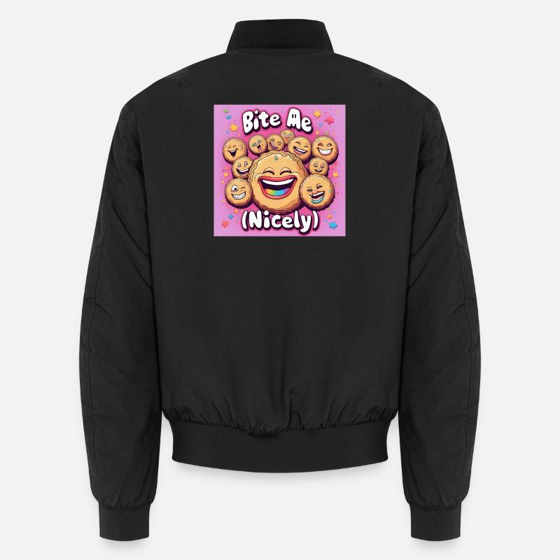 Me Nicely Cookies Laugh Design Bomber unisexe