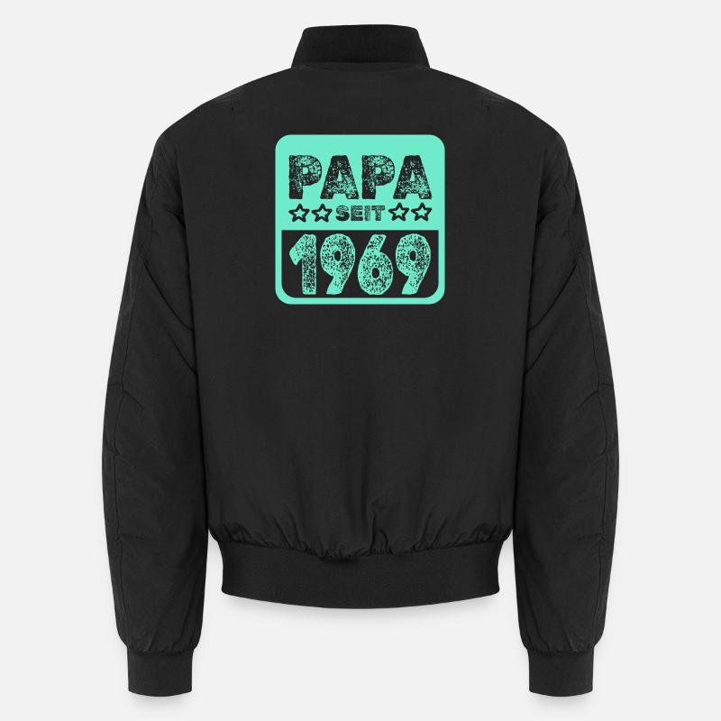 1969 - Unisex Bomber Jacket - black