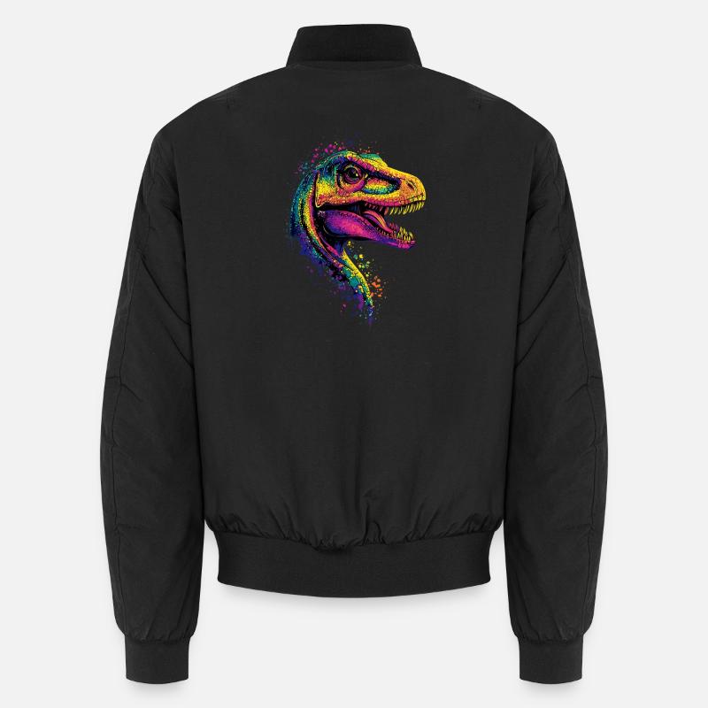 Raptor Velociraptor Dinosaur Dino Raptors Unisex Bomber Jacket