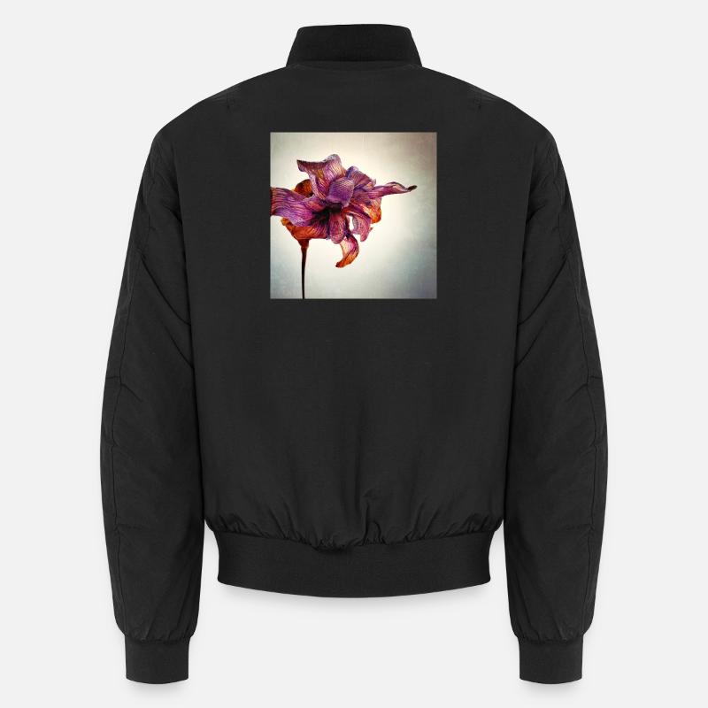 Verwelkte Blume Unisex Bomberjacke