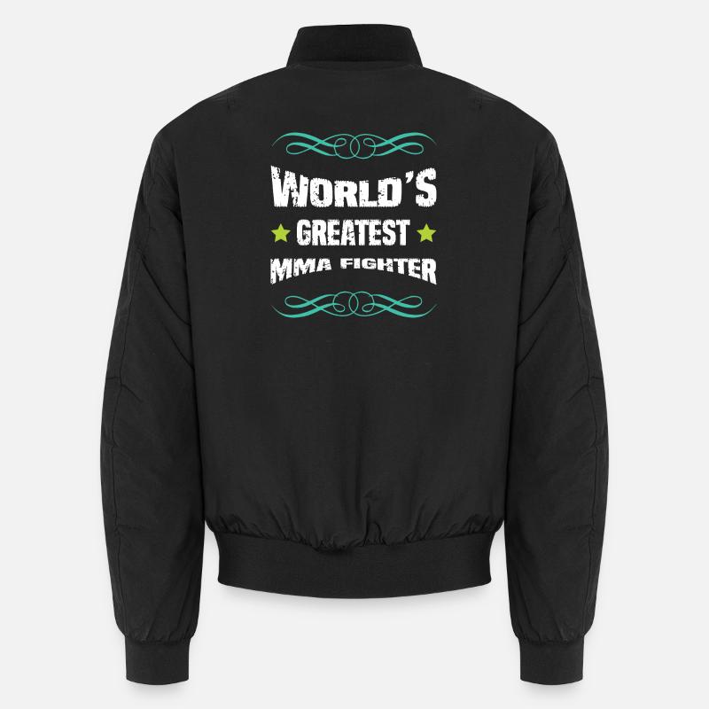 Weltbester MMA Kämpfer - Unisex Bomberjacke - Schwarz