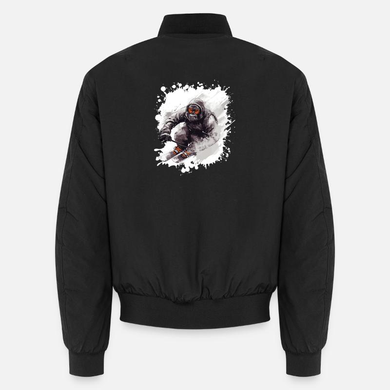 Gorilla Ski Skiing - Bomber unisexe - noir