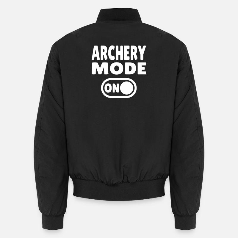 Mode tir à l’arc activé - Bomber unisexe - noir