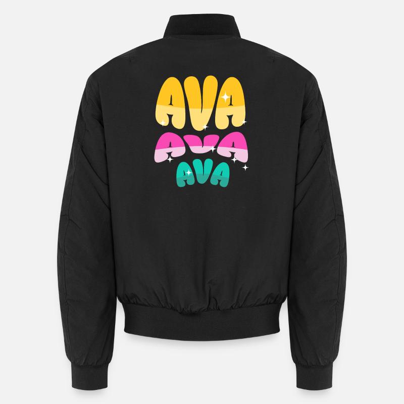 AVA - Unisex Bomber Jacket - black