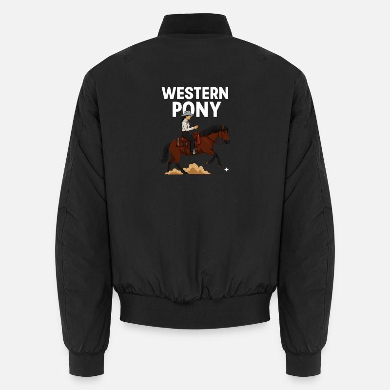 Cavalier de poney western Bomber unisexe