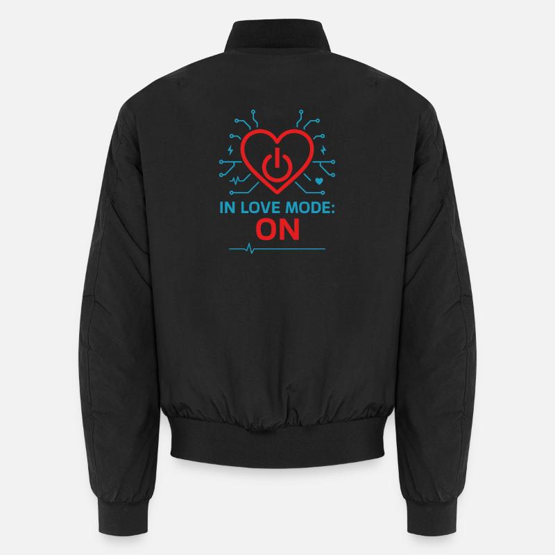 Verliebter Informatiker Techniker Unisex Bomberjacke