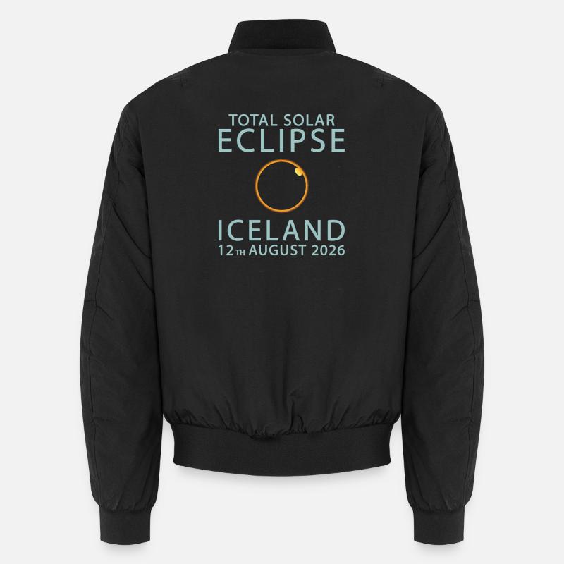 Éclipse solaire totale 2026 Totalité 12 août Bomber unisexe