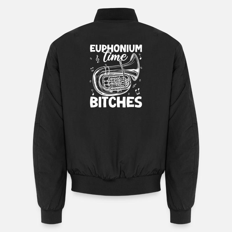 Bariton Player Time Bitches Euphonium Unisex Bomberjacke