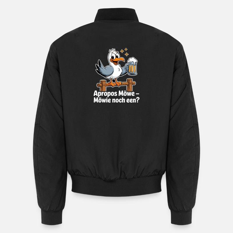  Apropos Möwe – Möwie Noch Een? Lustige Möwe Mit Unisex Bomberjacke