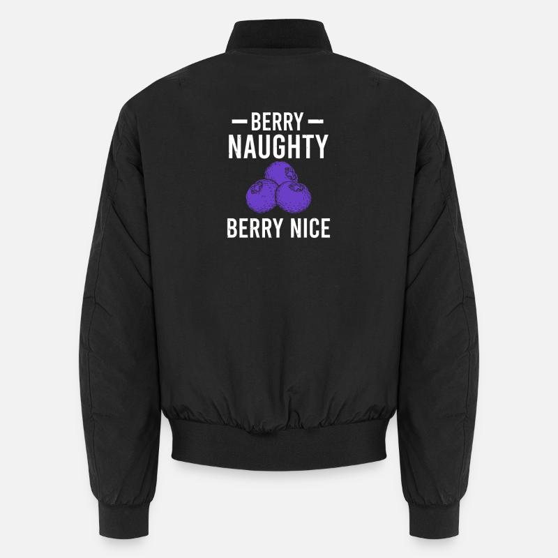 Myrtille Funny Fruit Fruit Myrtille Vintage B Bomber unisexe