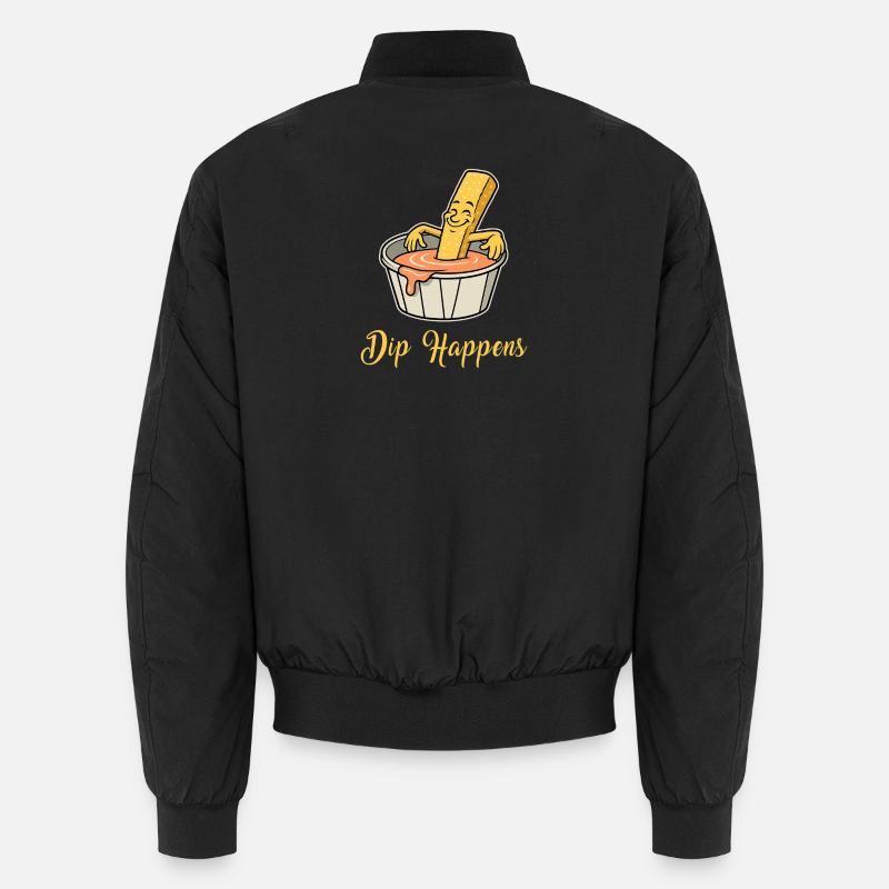 Dip Happens – Relax Pommes Unisex Bomberjacke