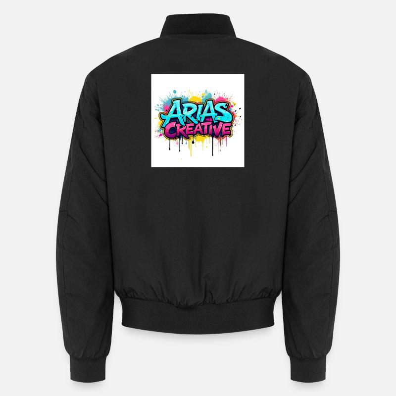 Aris Creative Graffiti Logo - Bomber unisexe - noir
