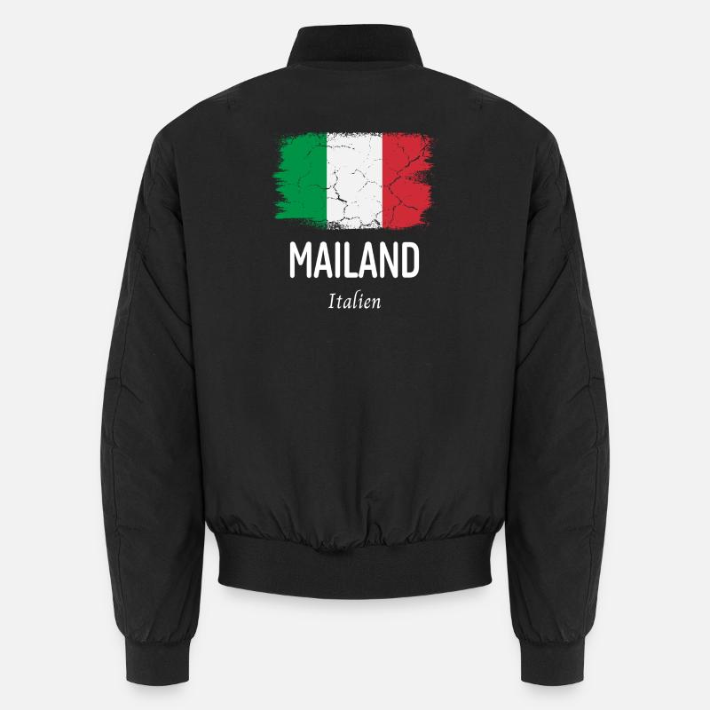 Mailand - Unisex Bomberjacke - Schwarz