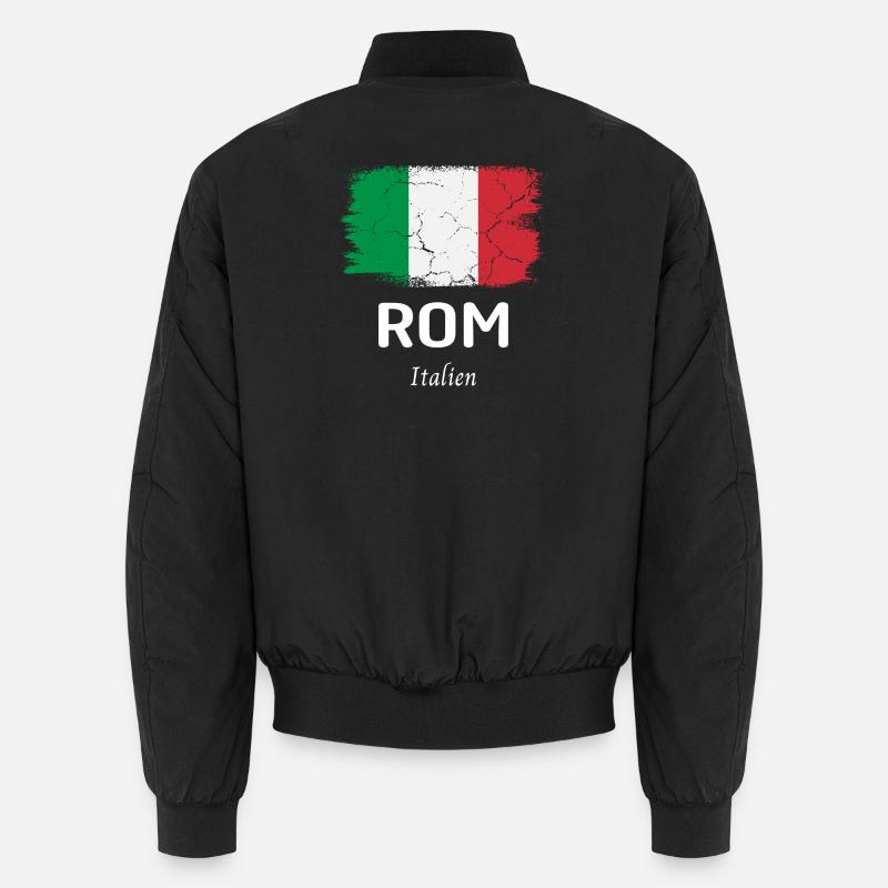 Rome - Unisex Bomber Jacket - black