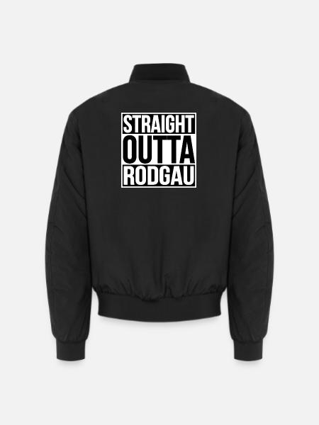 STRAIGHT OUTTA RODGAU - Unisex Bomber Jacket - black