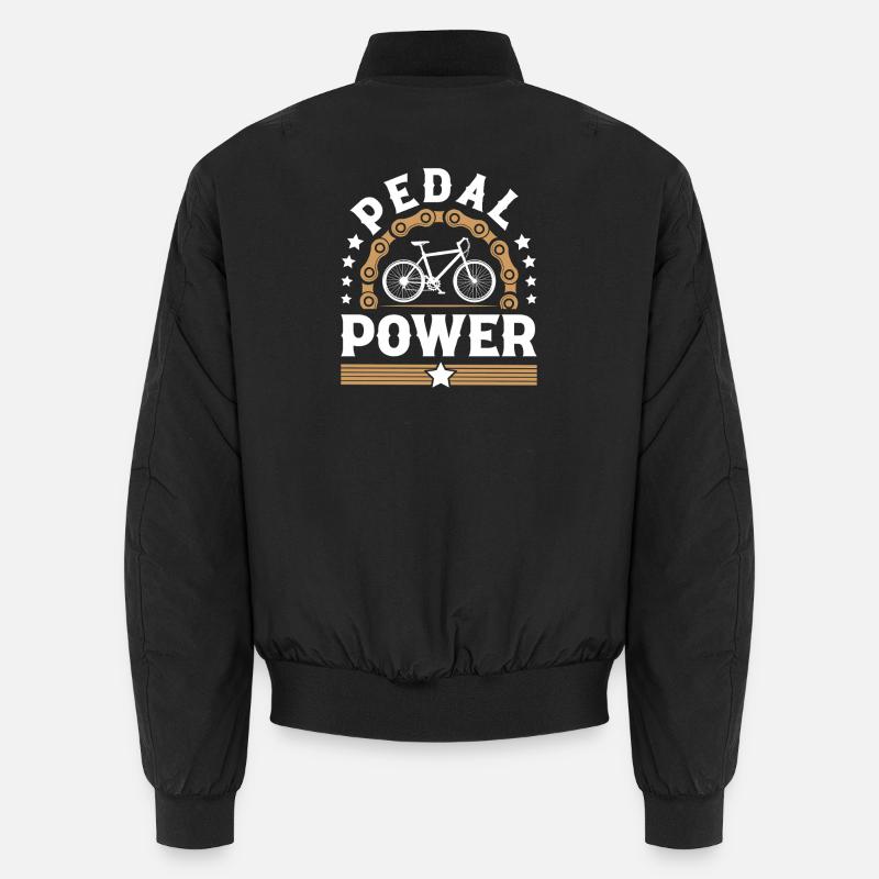 Bicycle Cyclist Unisex Bomber Jacket