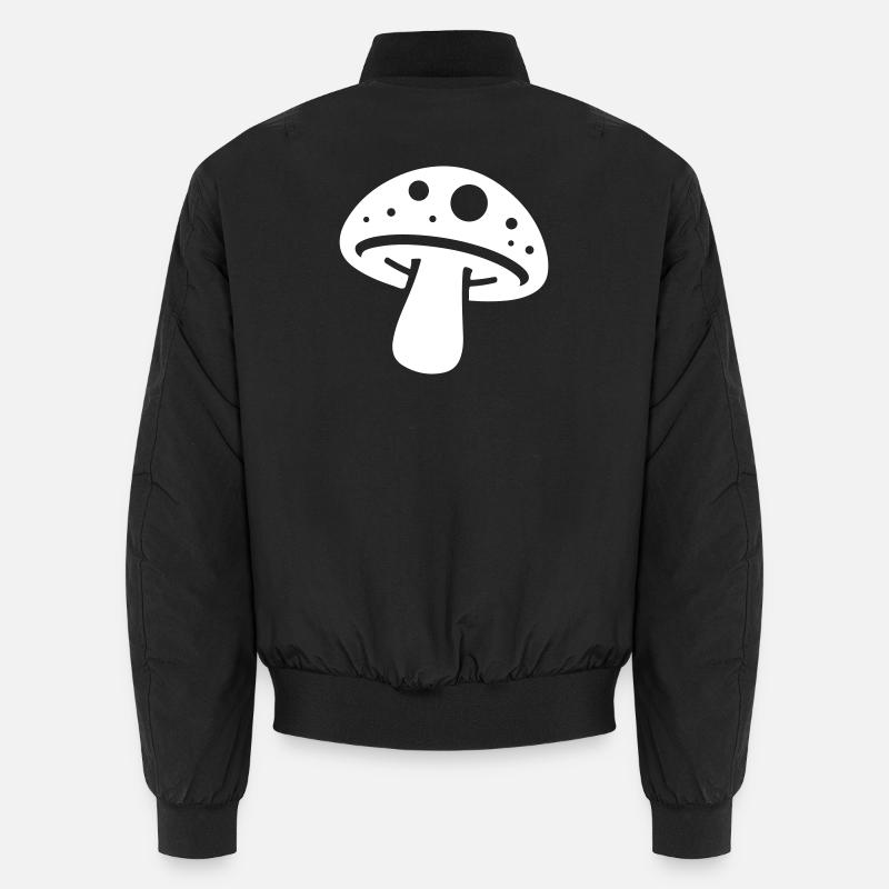 Pilz Symbol - Unisex Bomberjacke - Schwarz