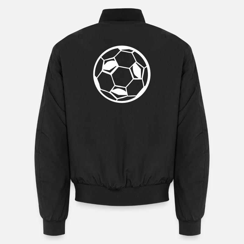 Fussball Ballon Soccer - Bomber unisexe - noir