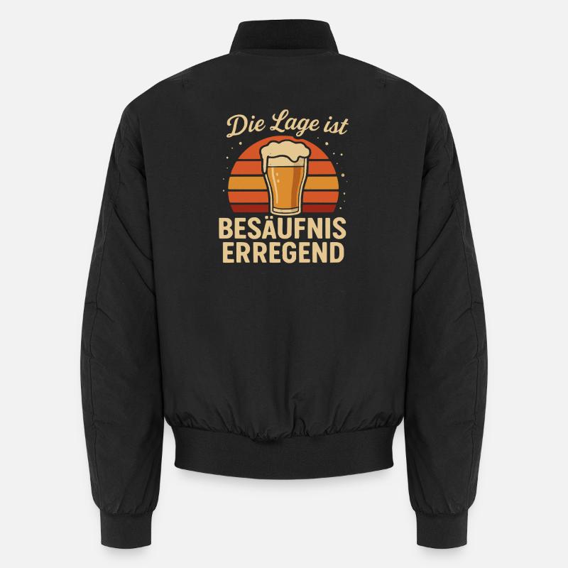 Die Lage ist besäufniserregend Unisex Bomberjacke