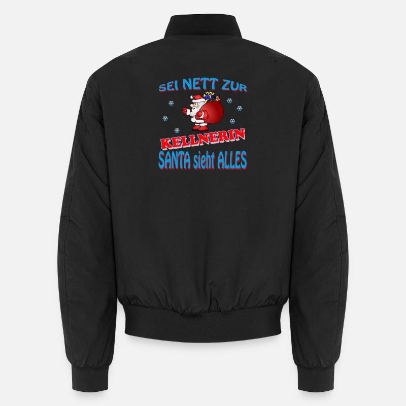 SERVEUSE DU PÈRE NOËL Bomber unisexe