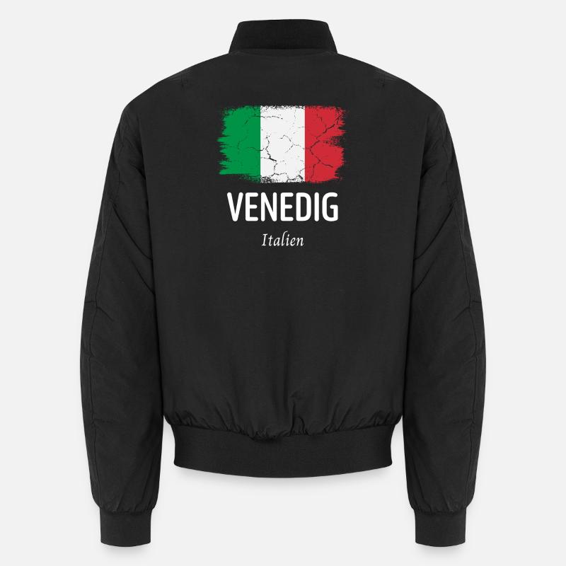 Venedig - Unisex Bomberjacke - Schwarz
