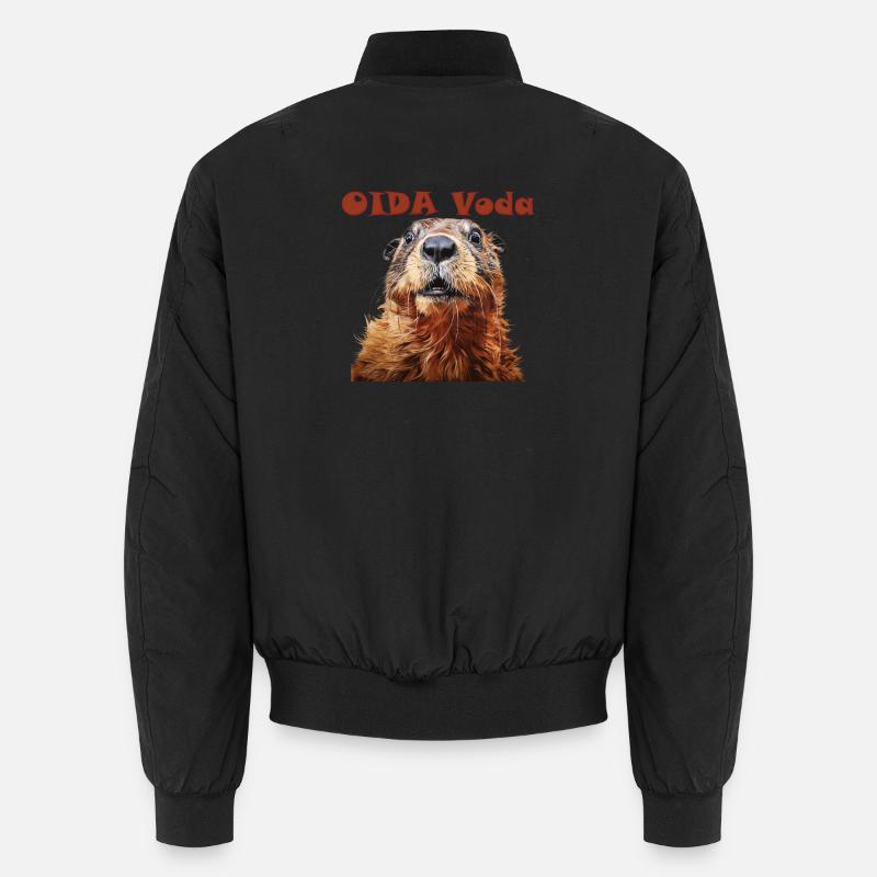 Oida Voda Groundhog Design Unisex Bomber Jacket