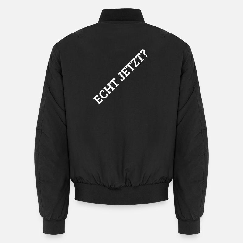 Echt Jetzt? - Unisex Bomberjacke - Schwarz