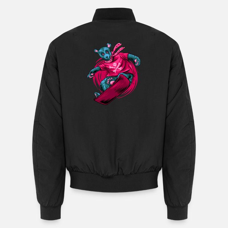 Snowbear - Unisex Bomberjacke - Schwarz