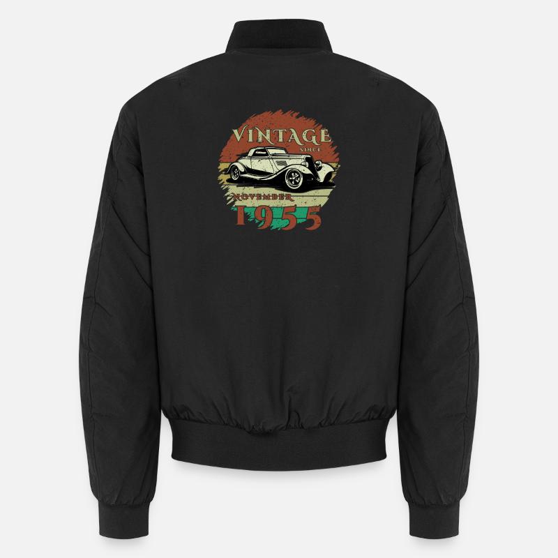 70. Geburtstag - Klassiker - Vintage since 11/1955 Unisex Bomberjacke