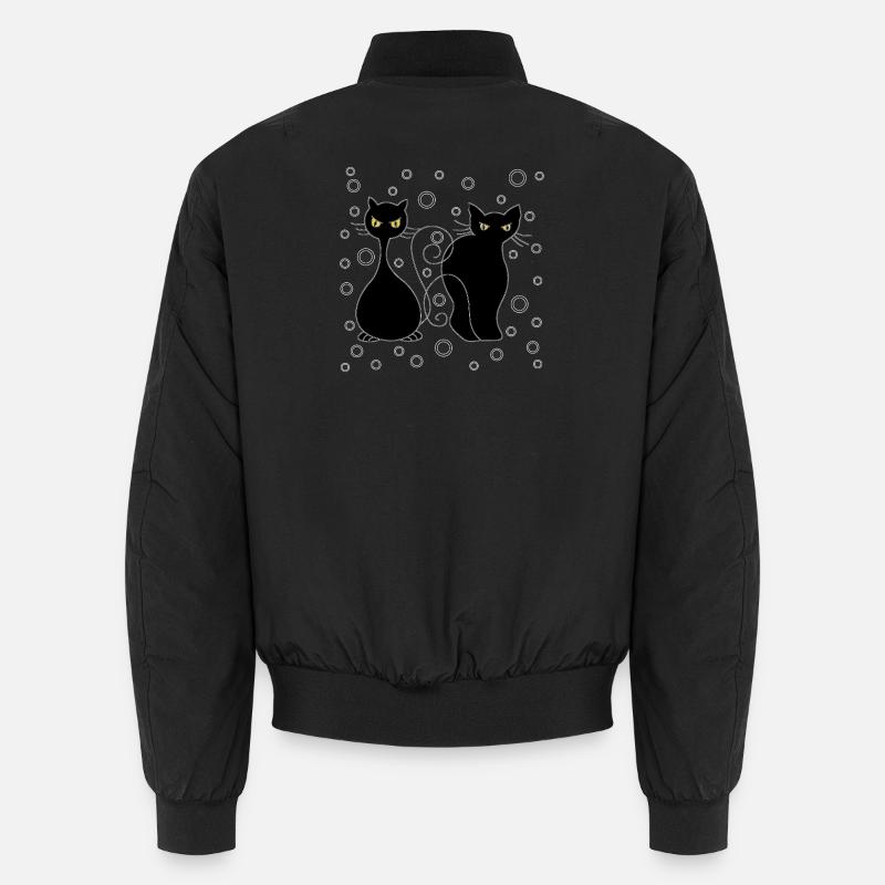 Katzen - Bomber unisexe - noir
