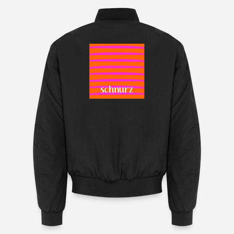 SCHNURZ BEEP DOESN'T MATTER - Unisex Bomber Jacket - black