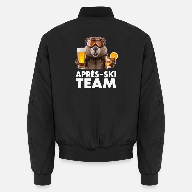 Après-Ski Team Biber - Bomber unisexe - noir