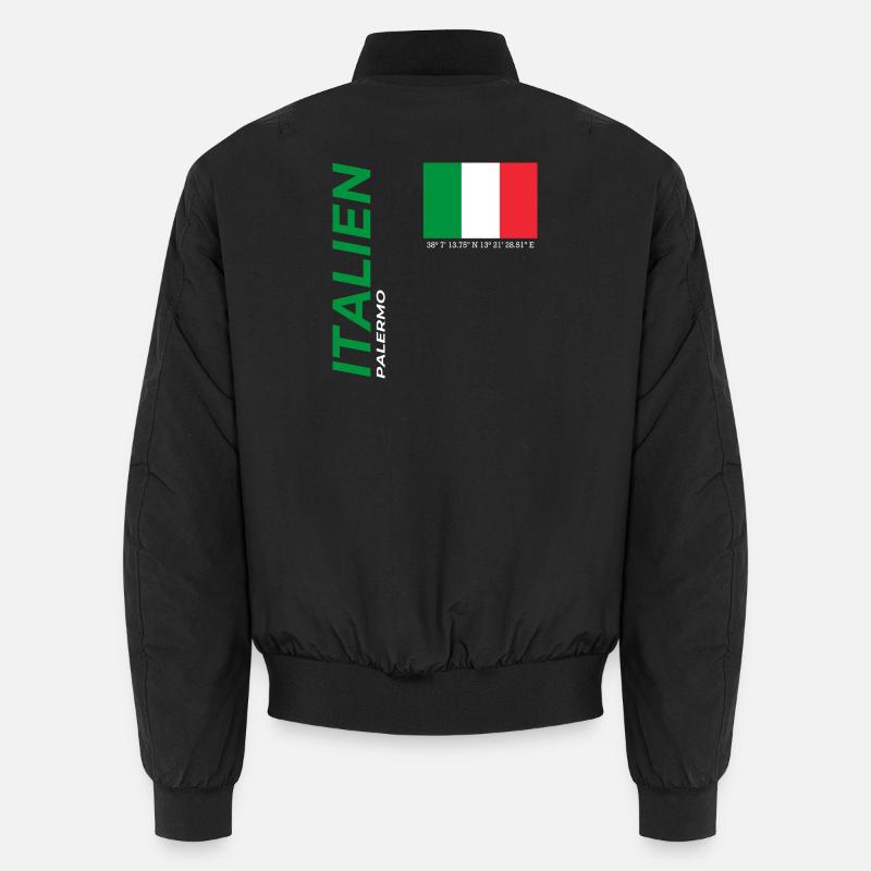 Palermo - Unisex Bomberjacke - Schwarz
