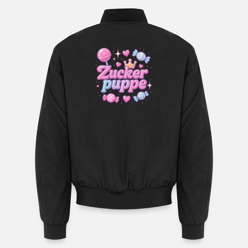 zuckerpuppe / y2k spitzname statement design Unisex Bomberjacke