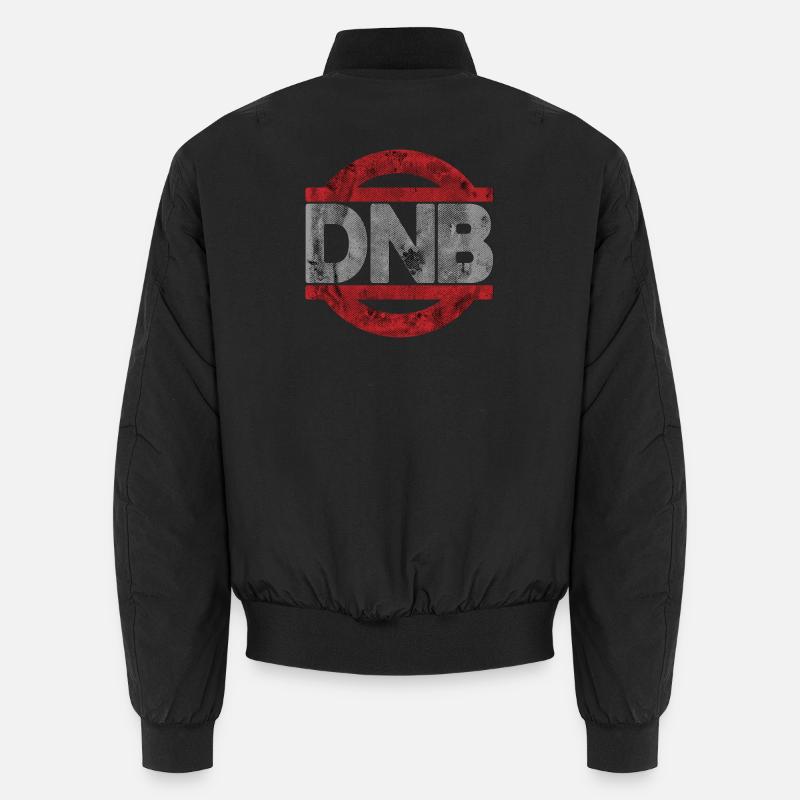 DNB biegt Grunge nicht - Unisex Bomberjacke - Schwarz