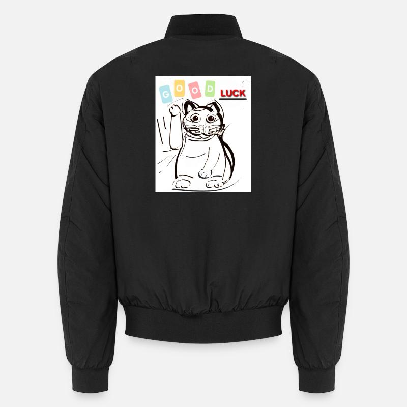 Waving cat good luck Unisex Bomber Jacket