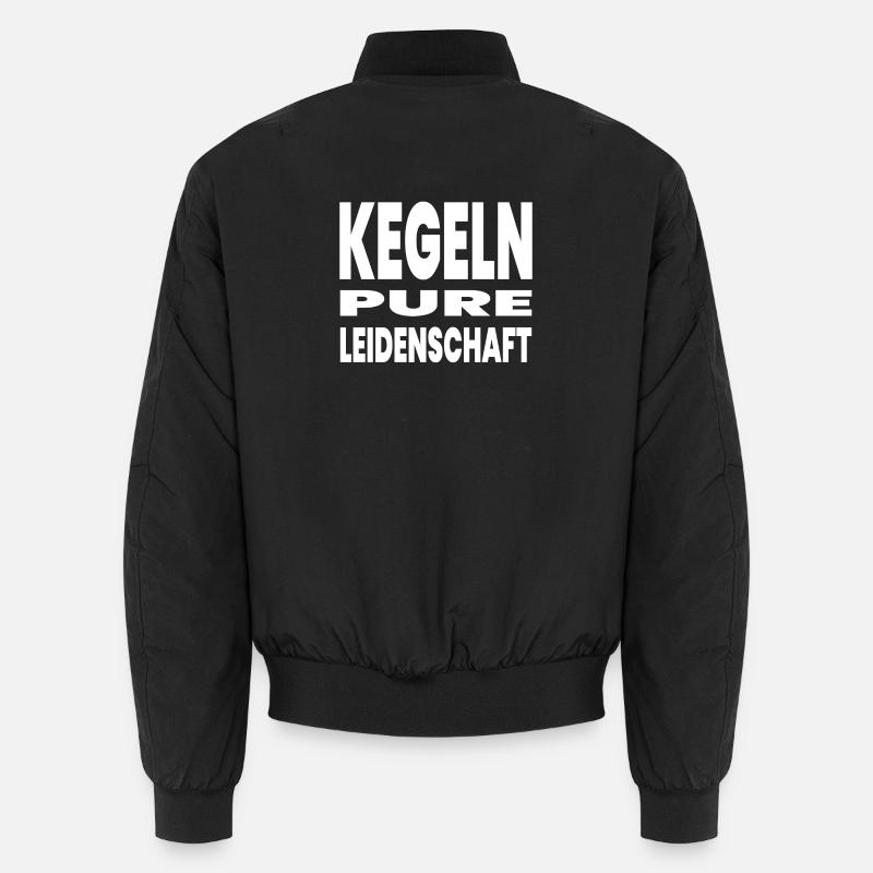 Kegeln Unisex Bomberjacke