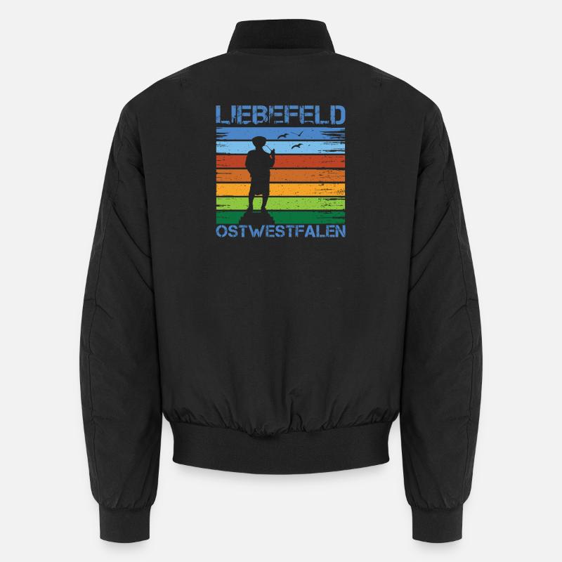 Liebefeld ❤ Leineweber - Bomber unisexe - noir