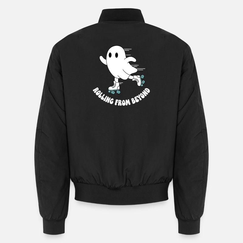 Geist auf Rollschuhen Unisex Bomberjacke