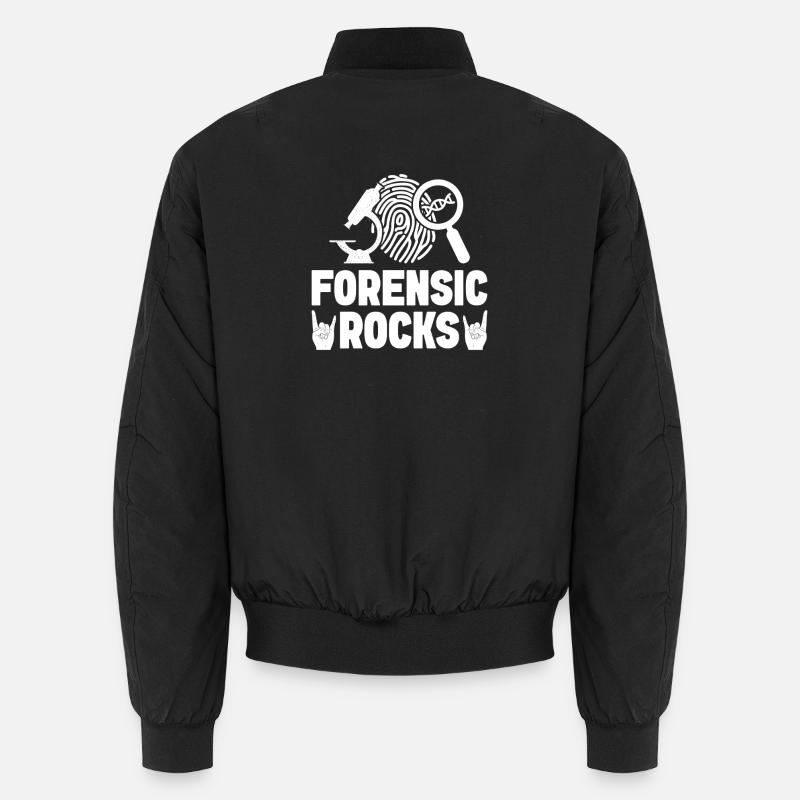 Forensic Analyst Forensic Rocks Squad Crime Lab Unisex Bomber Jacket