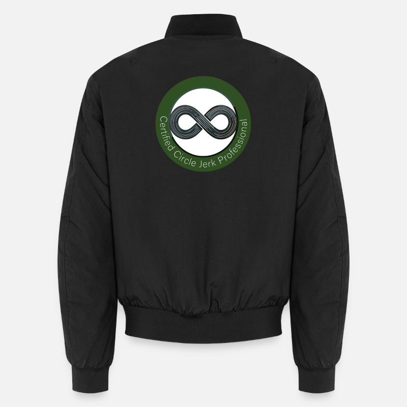 Certified Circle Jerk Professional - Unisex Bomber Jacket - black