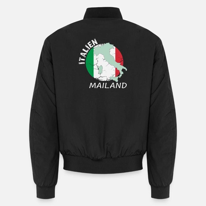 Milan - Bomber unisexe - noir