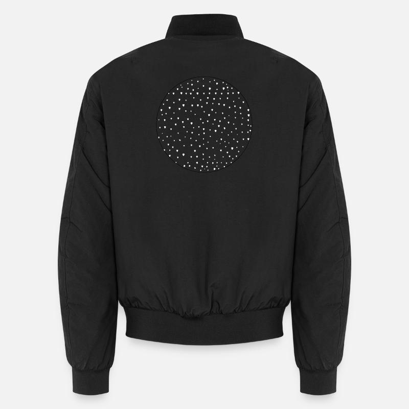 Schnee - Unisex Bomberjacke - Schwarz