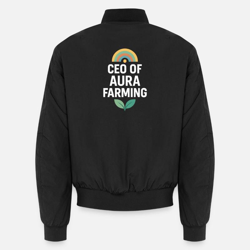 PDG d’Aura Farming, drôle de dicton de mème Bomber unisexe