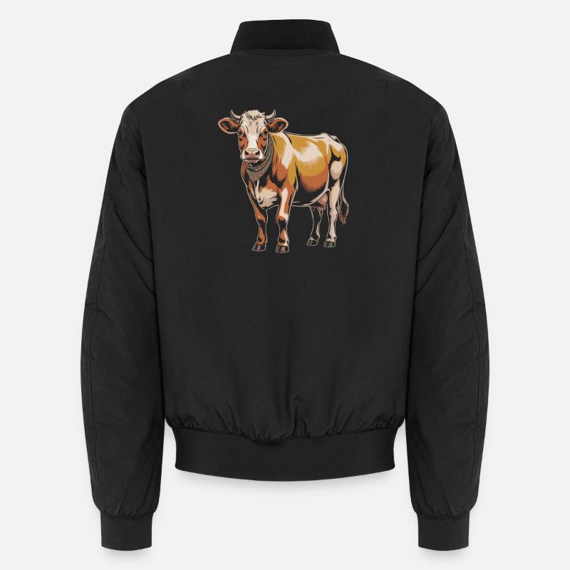 Vache Vaches - Bomber unisexe - noir